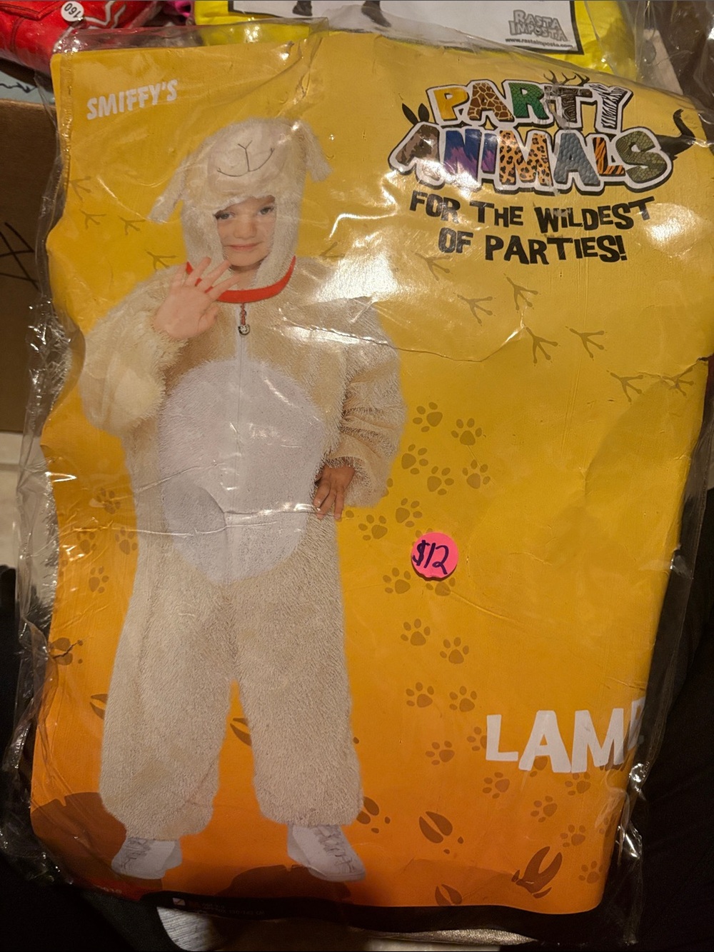 miffy Cream Lamb Onesie Costume with Hood